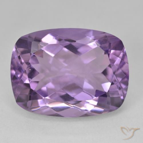 18.89ct Natürlicher Mittelviolett Amethyst, Kissen, VVS