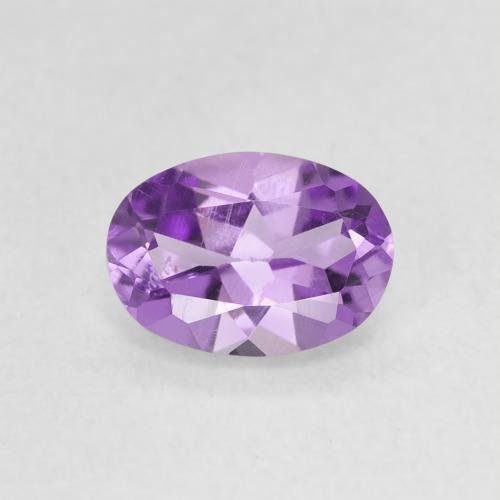 0.63ct Natürlicher Rosaig-violett Amethyst, Oval, VS