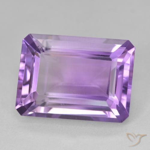 9,17 ctw natürlicher Tiefviolettes Violett Amethyst, Oktagonschliff, VVS