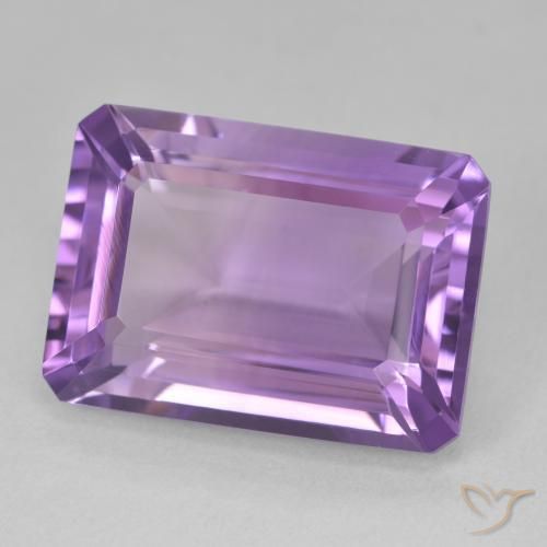9,17 ctw natürlicher Mittelviolettes Violett Amethyst, Oktagonschliff, VVS