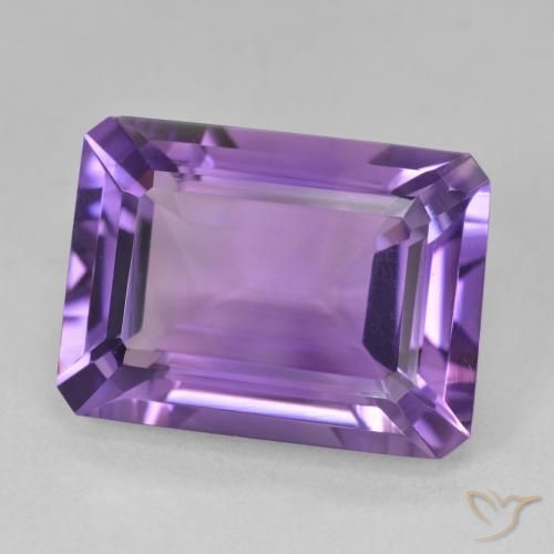 9,17 ctw natürlicher Mittelviolett Amethyst, Oktagonschliff, VVS