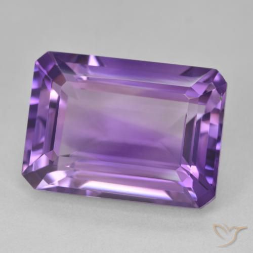 9,17 ctw natürlicher Mittelviolett Amethyst, Oktagonschliff, VVS