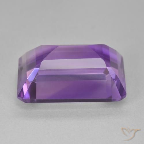 9,17 ctw natürlicher Mittelviolett Amethyst, Oktagonschliff, VVS