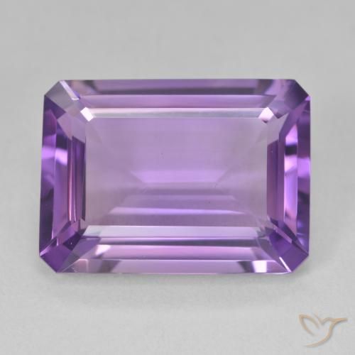 13.17ct Natürlicher Lilaisch-violett Amethyst, Smaragdschliff, VVS