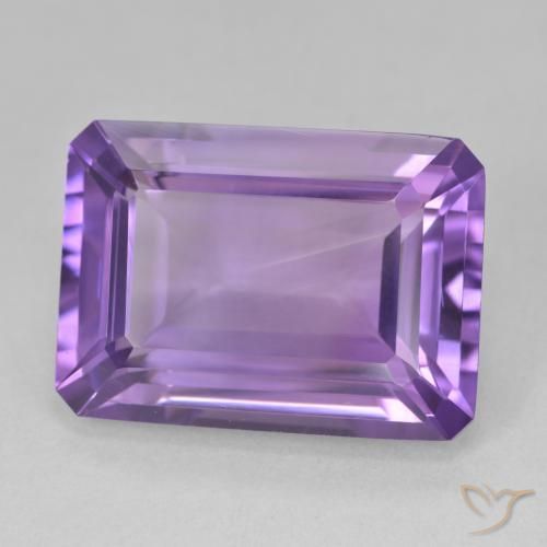 9,17 ctw natürlicher Tiefviolettes Violett Amethyst, Oktagonschliff, VVS-VS
