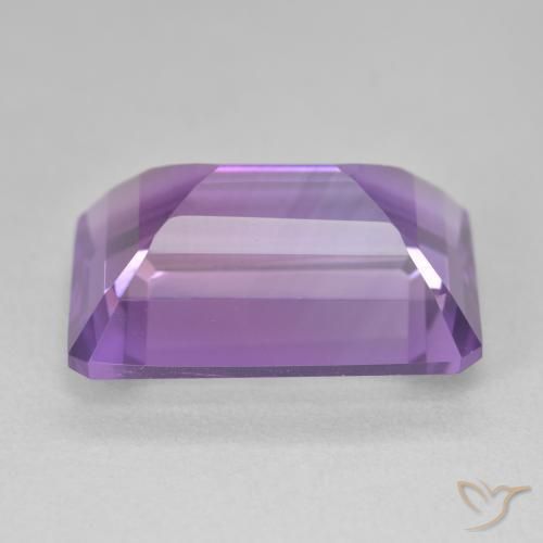 9,17 ctw natürlicher Tiefviolettes Violett Amethyst, Oktagonschliff, VVS-VS