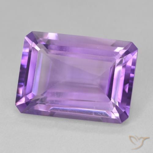 9,17 ctw natürlicher Intensives Violett Amethyst, Oktagonschliff, VVS-VS