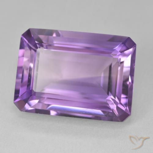 9,17 ctw natürlicher Lebhaftes Violett Amethyst, Oktagonschliff, VVS