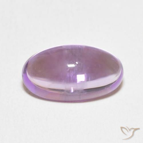 3.71ct Natürlicher Mittelrosa Violett Amethyst, Oval, Transparent