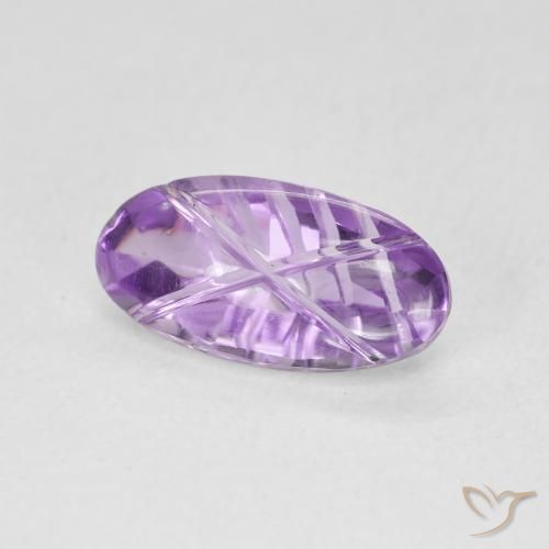 9,17 ctw natürlicher Mittelviolettes Rosa Amethyst, Oval, Transparent