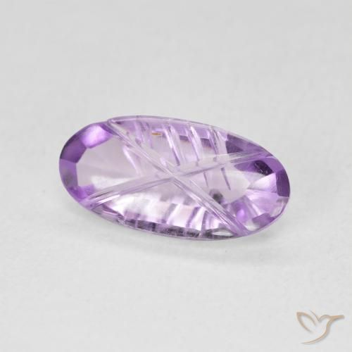 9,17 ctw natürlicher Mittelviolett Amethyst, Oval, Transparent