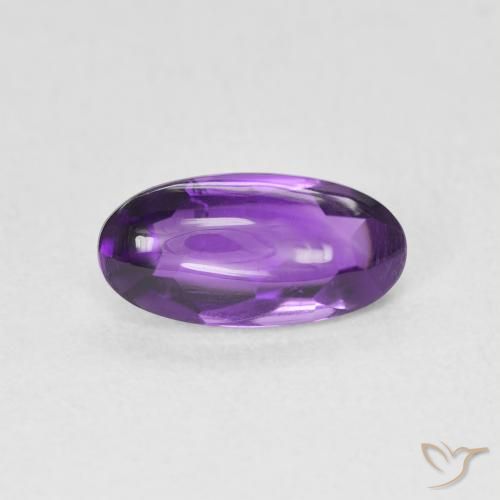 1.27ct Natürlicher Medium Light-Violet Amethyst, Oval, Transparent