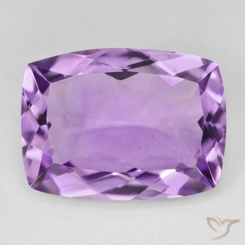 17.29ct Natürlicher Lilaisch-violett Amethyst, Kissen, VVS
