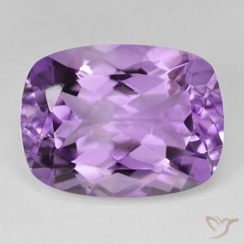 18.30ct Natürlicher Mittelviolettes Violett Amethyst, Kissen, VVS-VS