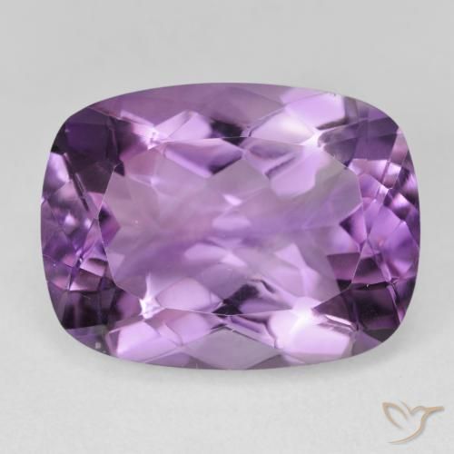 17.69ct Natürlicher Hell-Mittelviolett Amethyst, Kissen, VVS-VS