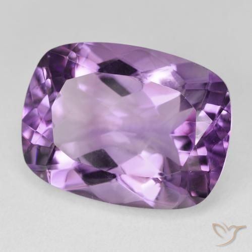 9,17 ctw natürlicher Hell-Mittelviolett Amethyst, Kissen, VVS-VS