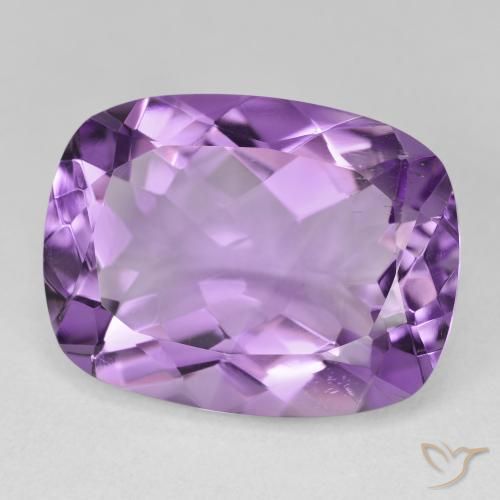 9,17 ctw natürlicher Mittelviolett Amethyst, Kissen, VVS-VS