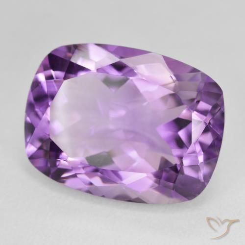 9,17 ctw natürlicher Mittelrosa Violett Amethyst, Kissen, VVS