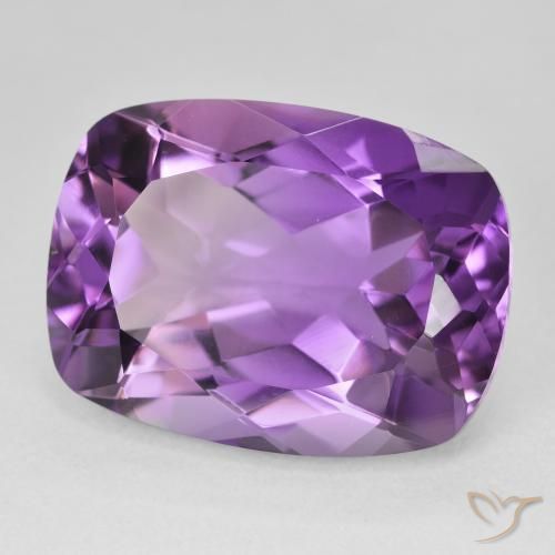 9,17 ctw natürlicher Mittelviolett Amethyst, Kissen, VVS