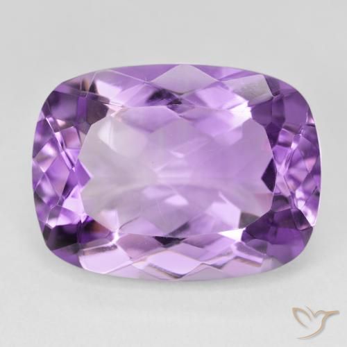 17.51ct Natürlicher Mittelviolett Amethyst, Kissen, VS