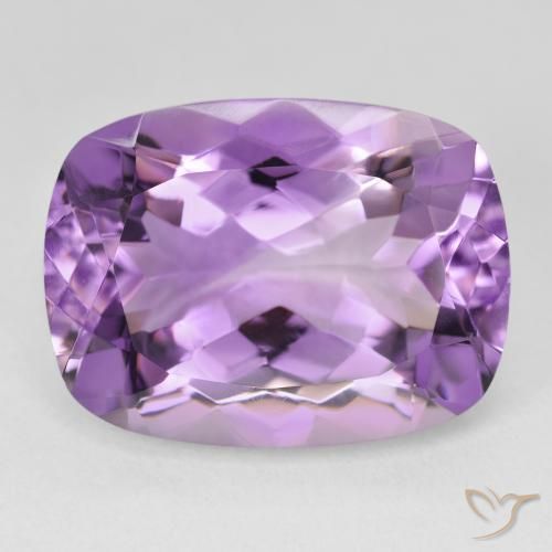 19.13ct Natürlicher Rosaig-violett Amethyst, Kissen, VVS