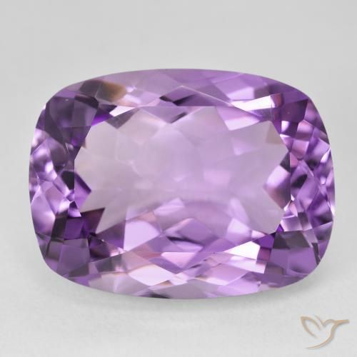 19.70ct Natürlicher tiefrosa-violett Amethyst, Kissen, VVS