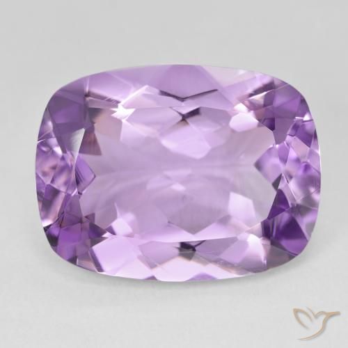 17.03ct Natürlicher Mittelrosa Violett Amethyst, Kissen, VVS