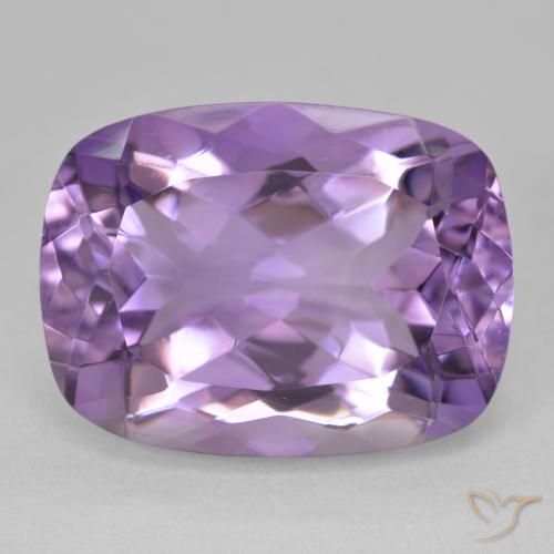 18.69ct Natürlicher Mittelviolett Amethyst, Kissen, VVS