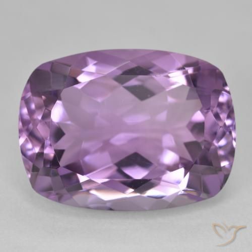 19.45ct Natürlicher Hell-Mittelviolett Amethyst, Kissen, VVS