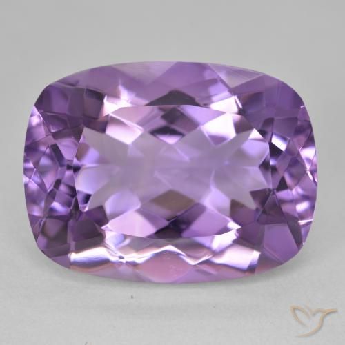 19.18ct Natürlicher Mittelviolett Amethyst, Kissen, VVS