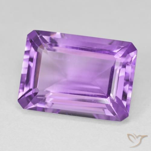 9,17 ctw natürlicher Lebhaftes Violett Amethyst, Oktagonschliff, VVS-VS
