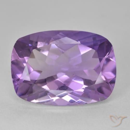 12.04ct Natürlicher tiefviolett Amethyst, Kissen, VVS