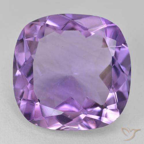17.69ct Natürlicher Mittelviolett Amethyst, Kissen, VVS