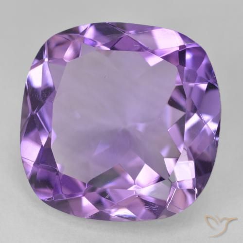 9,17 ctw natürlicher Mittelviolett Amethyst, Kissen, VVS