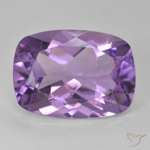 12.90ct Natürlicher Mittelviolett Amethyst, Kissen, VVS
