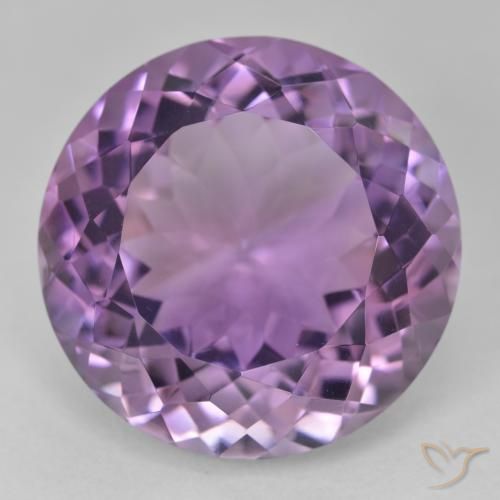 26.47ct Natürlicher Mittelviolett Amethyst, Runden, VVS