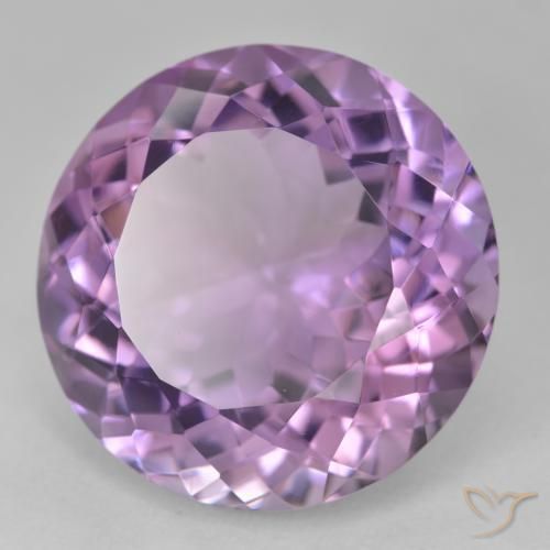 9,17 ctw natürlicher Mittelviolett Amethyst, Runden, VVS