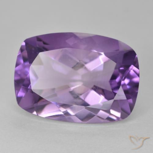 9,17 ctw natürlicher Mittelviolett Amethyst, Kissen, VVS