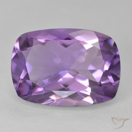 12.17ct Natürlicher Mittelviolett Amethyst, Kissen, VVS