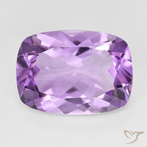 12.38ct Natürlicher Mittelviolett Amethyst, Kissen, VVS