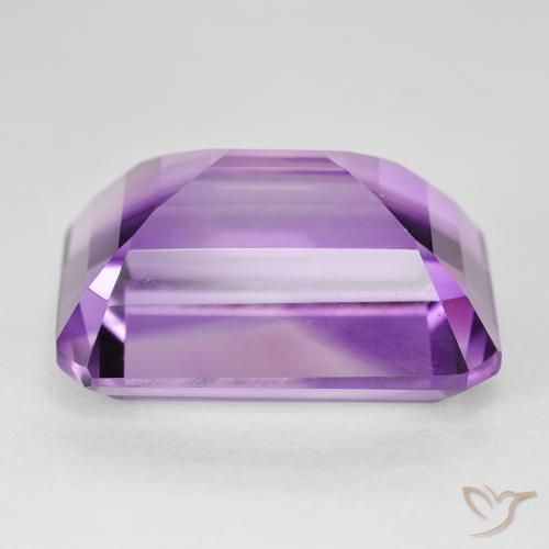 9,17 ctw natürlicher Mittelrosa Violett Amethyst, Oktagonschliff, VVS