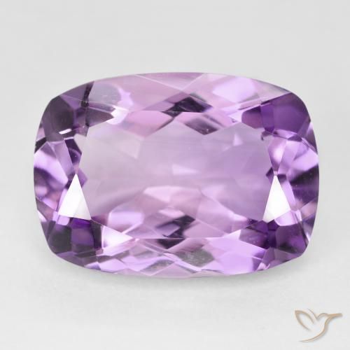 12.72ct Natürlicher Rosaig-violett Amethyst, Kissen, VVS