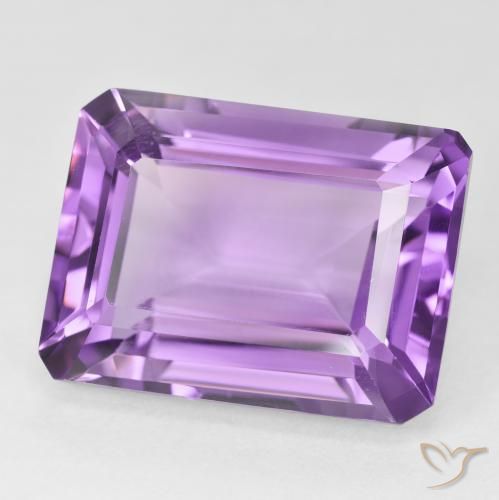 9,17 ctw natürlicher Mittelrosa Violett Amethyst, Oktagonschliff, VVS