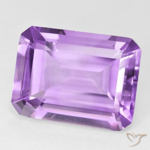 9,17 ctw natürlicher Rosaig-violett Amethyst, Oktagonschliff, VVS