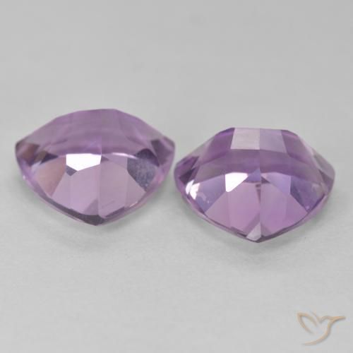 5.78 ct natürliche Rosaig-violett Amethyst-Edelsteine, Trillion, VS