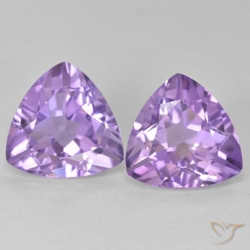 5.67ctw Natürlicher Mittelviolett Amethyst, Trillion, VS
