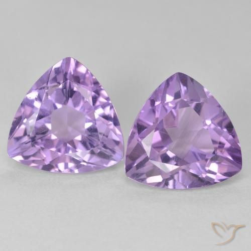 5.73ctw Natürlicher Mittelviolett Amethyst, Trillion, VS