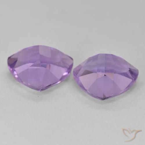 5.55 ct natürliche Mittelviolett Amethyst-Edelsteine, Trillion, VS