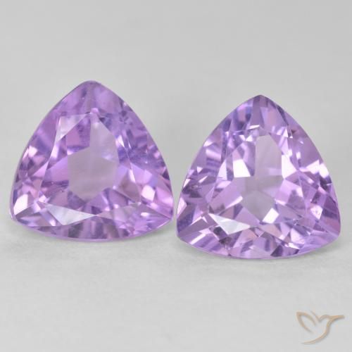 5.94ctw Natürlicher Mittelviolett Amethyst, Trillion, VS