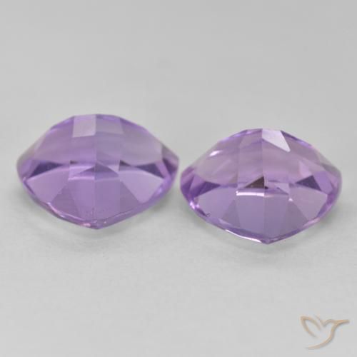 5.94 ct natürliche Mittelviolett Amethyst-Edelsteine, Trillion, VS